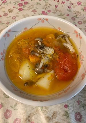 緑黄色スープ-レシピのメイン写真