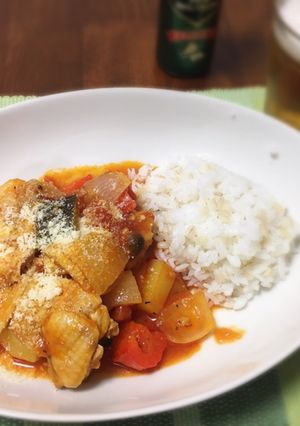 チキンのトマト煮-レシピのメイン写真