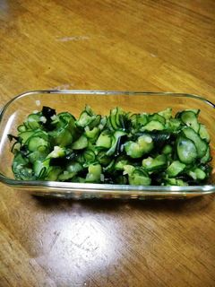 梨湖の元気!酢生姜と胡瓜の酢の物-レシピのメイン写真