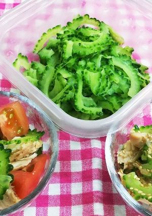 茹でゴーヤ♪…あると便利時短で副菜が完成-レシピのメイン写真