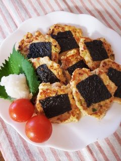 鶏つくねの磯辺焼き-レシピのメイン写真
