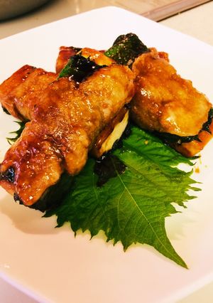 【ロカボ】高野豆腐の大葉豚バラ肉巻き-レシピのメイン写真