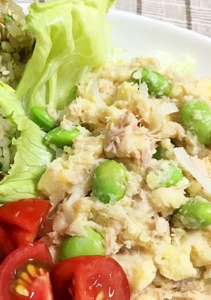 レンジで簡単ツナとチーズのポテトサラダ-レシピのメイン写真