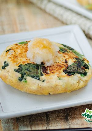 ほうれん草のおからハンバーグ-レシピのメイン写真