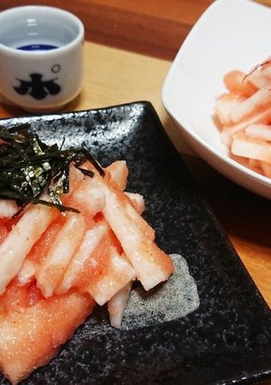 簡単酒肴☆山芋の明太子和え-レシピのメイン写真