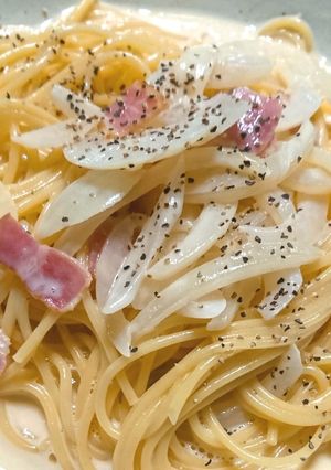おうちで簡単カルボナーラ-レシピのメイン写真