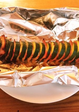 ズッキーニとベーコンのホイル焼き-レシピのメイン写真