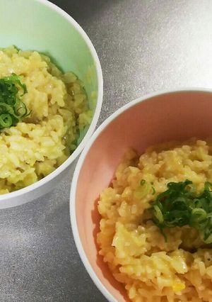 たっぷり卵とチーズのリゾット-レシピのメイン写真