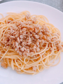 豚ひき肉のピリ辛パスタ-レシピのメイン写真