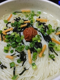 夏にさっぱり!そうめん茶漬け-レシピのメイン写真