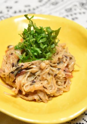 梅しそなめたけ-レシピのメイン写真