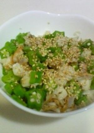 オクラとホタテの和え物-レシピのメイン写真