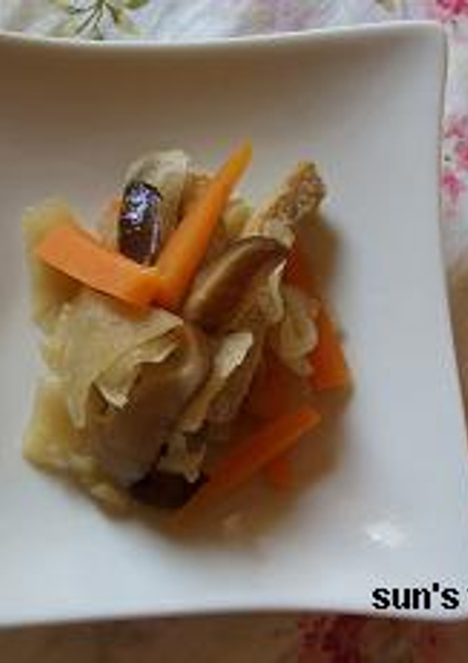 わが家の定番☆　切り干し大根の煮物～-レシピのメイン写真