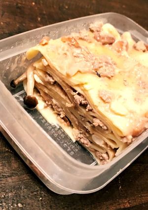 タッパーでラザニア♡-レシピのメイン写真