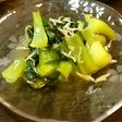 青梗菜とちりめんじゃこの炒め物