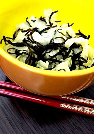 あと一品、レンジで簡単キャベツ塩昆布和え-レシピのメイン写真