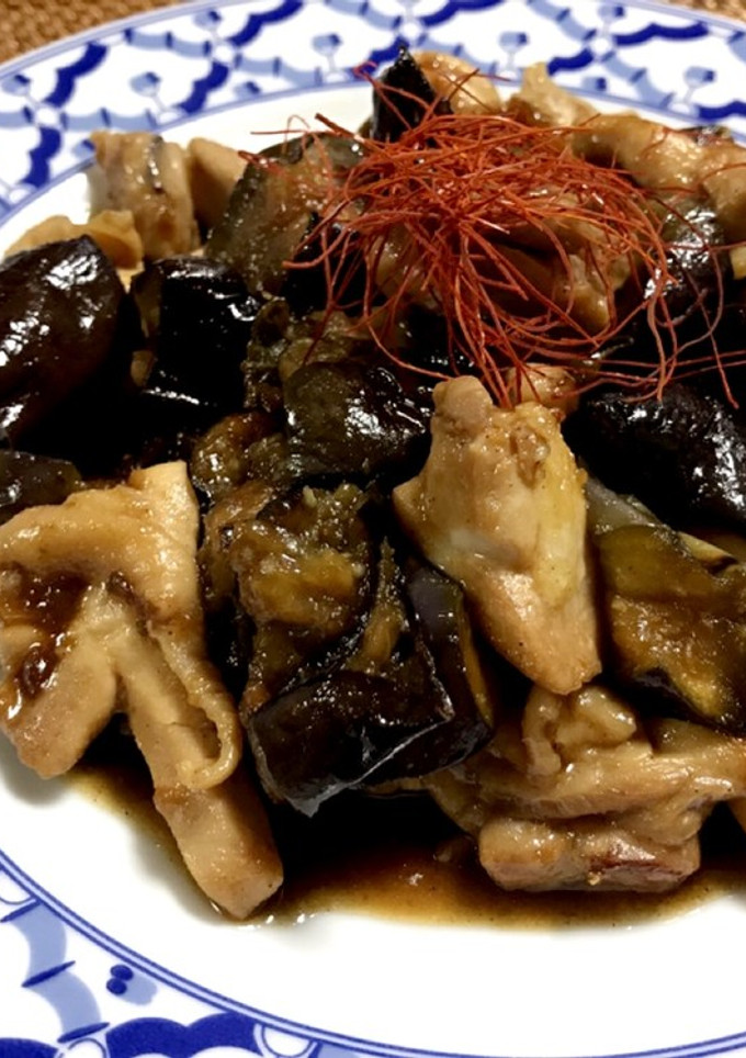 鶏もも肉となすの中華風炒め-レシピのメイン写真
