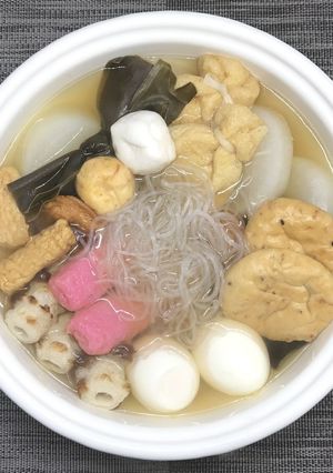 糖質オフ☆乾燥こんにゃくパスタでおでん-レシピのメイン写真