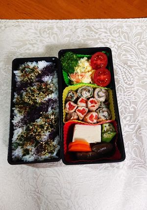 １週間ぶりのお弁当です-レシピのメイン写真