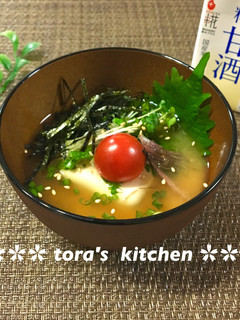 味噌汁に甘酒☘️温&冷どちらもいけます♪-レシピのメイン写真