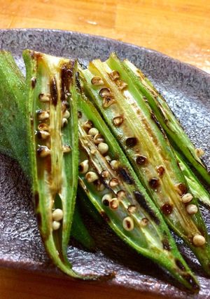 オクラのバターしょうゆ焼き-レシピのメイン写真