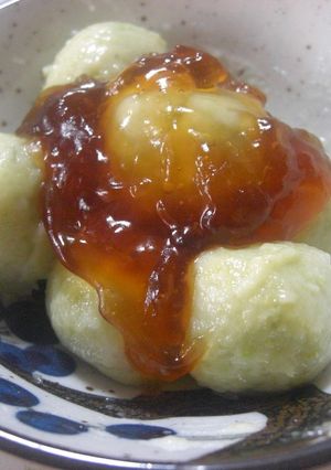 そら豆くんのもっちもち♪団子-レシピのメイン写真