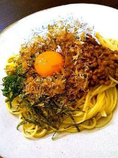 納豆、しらすの和風パスタ-レシピのメイン写真
