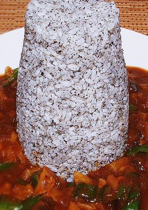 華麗（カレー）に黒すり胡麻ライス-レシピのメイン写真