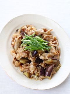 レンジで時短【豚と茄子の生姜炒め】-レシピのメイン写真