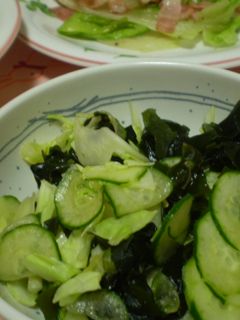キャベツとわかめときゅうりの酢の物-レシピのメイン写真
