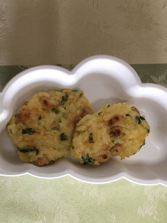 卵かけご飯でおやき!取り分け離乳食-レシピのメイン写真