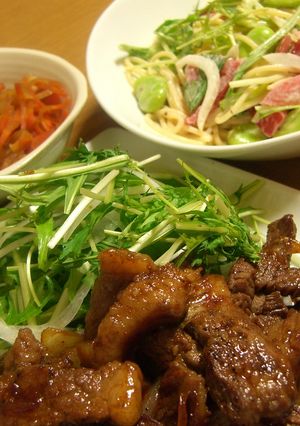 ご飯がすすむ！牛バラ肉の照り焼き-レシピのメイン写真