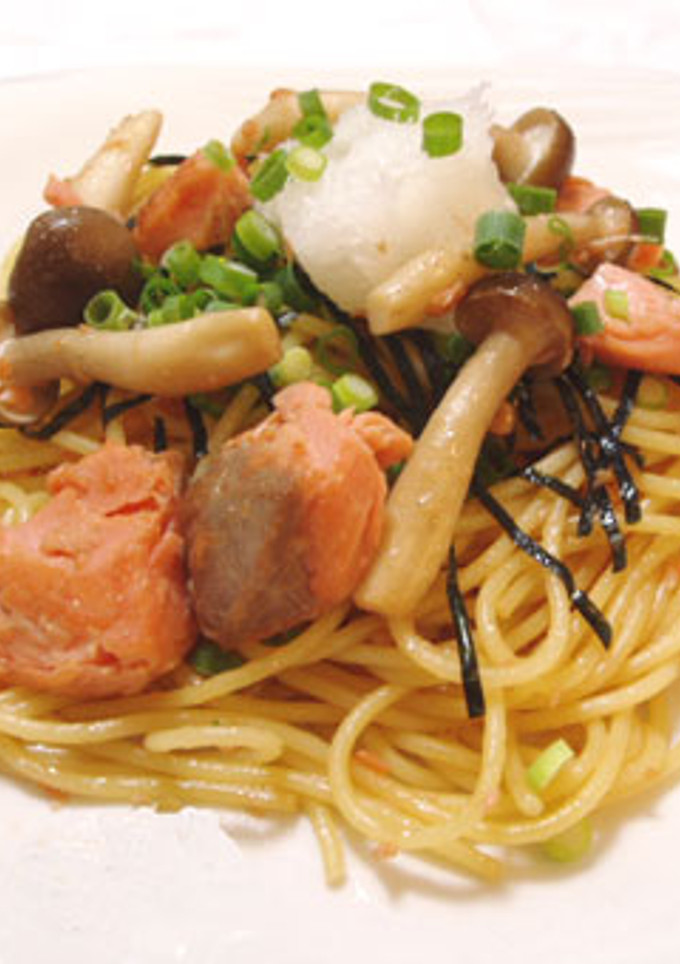 鮭としめじde和風パスタ-レシピのメイン写真