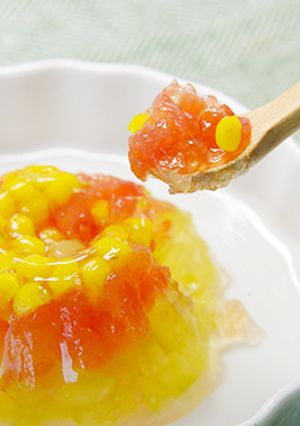 【離乳食後期】野菜いろいろゼリー寄せ-レシピのメイン写真