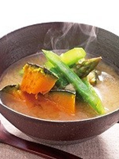 焼き野菜のみそスープ-レシピのメイン写真
