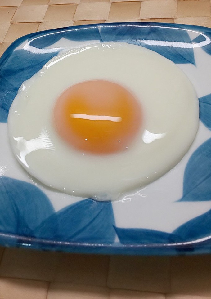 レンジで簡単きれい！目玉焼き♪-レシピのメイン写真