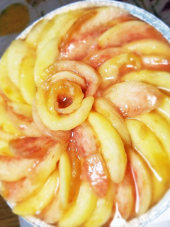 焼かずに簡単桃タルト-レシピのメイン写真