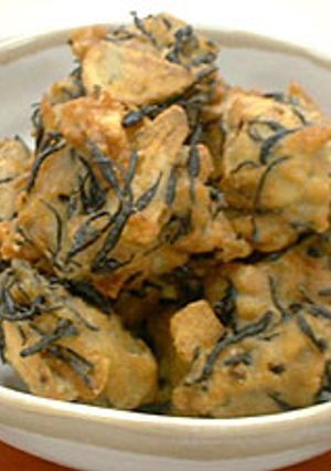 豚肉とひじきのにんにく揚げ-レシピのメイン写真
