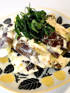 茄子の梅ツナマヨ和え-レシピのメイン写真