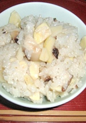 ☆旬のはっちく☆ 炊き込みご飯-レシピのメイン写真