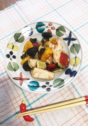 レンジで簡単！夏野菜の甘酢漬け♪-レシピのメイン写真