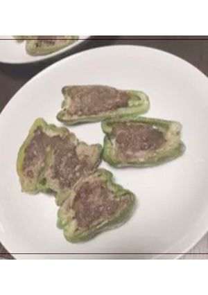 ピーマンの肉詰め-レシピのメイン写真