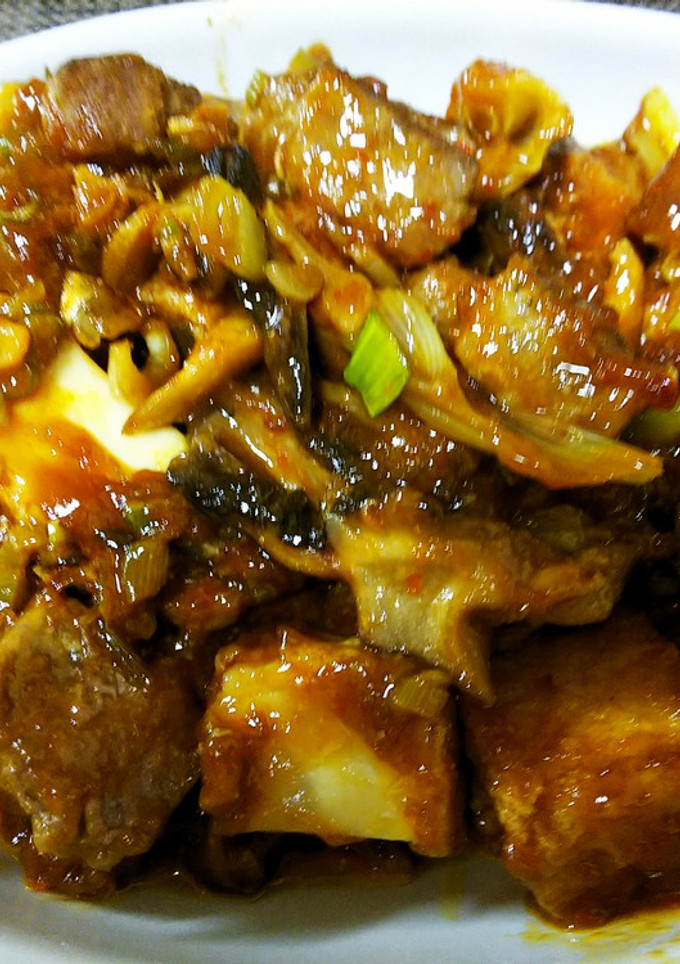 簡単中華・サイコロ牛と揚げ豆腐の麻辣炒め-レシピのメイン写真