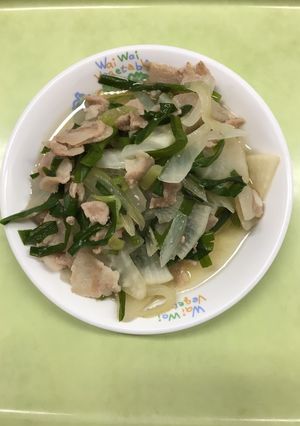 【保育園給食】韓国風スタミナ炒め-レシピのメイン写真