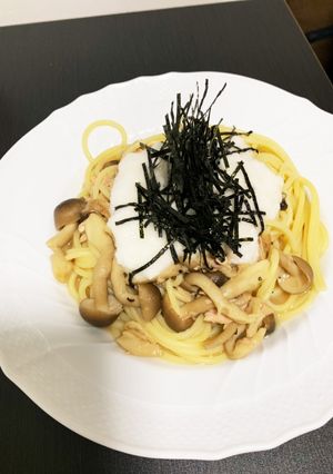 しめじとツナの和風ととろパスタ-レシピのメイン写真