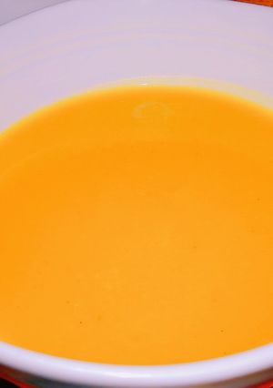 ブロッコリーの茎でかぼちゃスープ-レシピのメイン写真