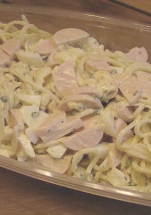 ゆで卵と魚肉ソーセージのパスタサラダ-レシピのメイン写真