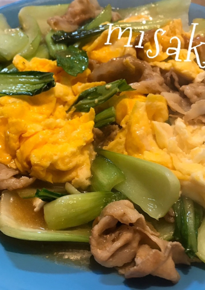 豚肉と青梗菜☆卵の中華炒め☆-レシピのメイン写真