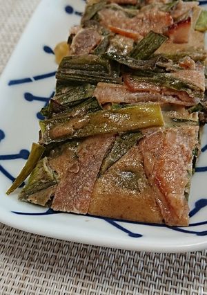 ニラのチヂミ〔グリル〕-レシピのメイン写真