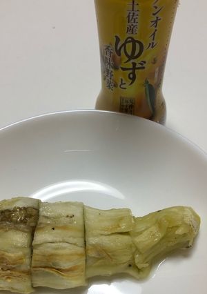 焼きナスにドレッシング-レシピのメイン写真